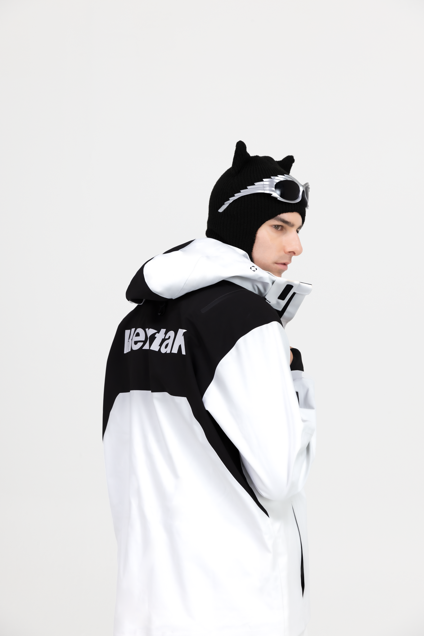 男款 Hextak Vanguard 黑白系列滑雪服